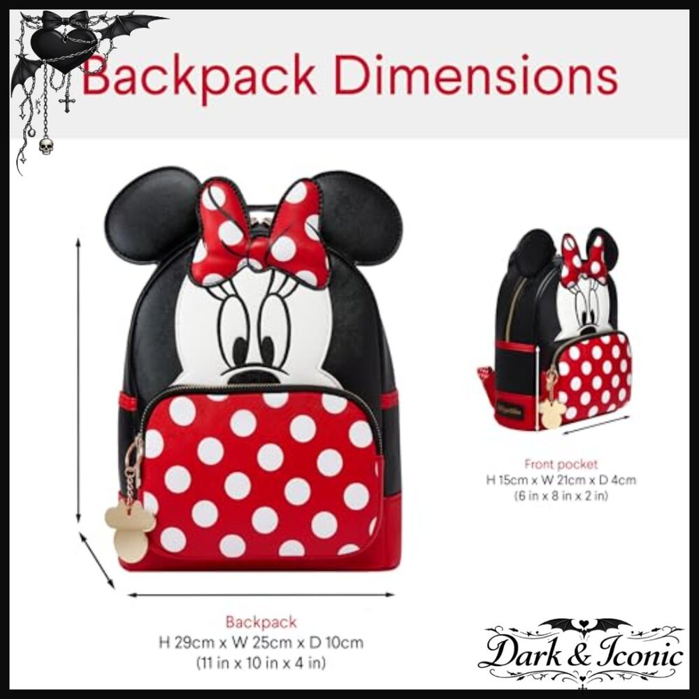 Mini Backpack With Keychain, Adjustable Straps, T… - image 3
